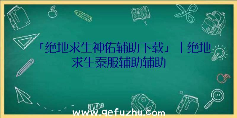 「绝地求生神佑辅助下载」|绝地求生泰服辅助辅助